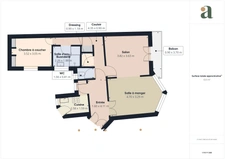 Appartement 3 pièces avec balcon<span></span>Paris 15ᵉ, Quartier Convention