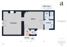 Paris 15ᵉ – Convention / Saint-Lambert | 2 pièces de 30 m² à rénover