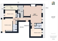 NEUILLY SUR SEINE – APPARTEMENT FAMILIAL – 5 PIECES – 3 CHAMBRES – 107 M2 – 1.155.000 €