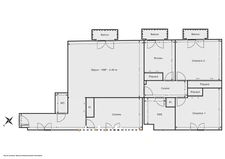 CHARENTON LE PONT / QUARTIER DU PLATEAU - APPARTEMENT AVEC BALCON - 4 PIECES - 2 CHAMBRES - 82M2 - 816.000€