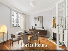4 pièces au calme sur cour arborée – Charme de l’ancien – Paris 15e Convention – 72 m²