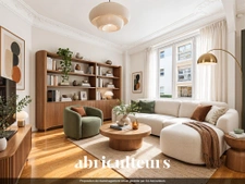 4 pièces au calme sur cour arborée – Charme de l’ancien – Paris 15e Convention – 72 m²