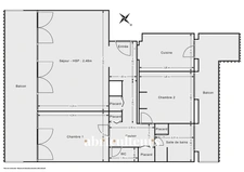 ISSY LES MOULINEAUX / CENTRE VILLE – APPARTEMENT AVEC ROOFTOP & BALCONS - 3 PIECES – 2 CHAMBRES – 74 M2 – 695.000 €