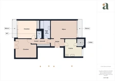 Appartement traversant de 76 m² avec 2 balcons<span></span>Châtillon