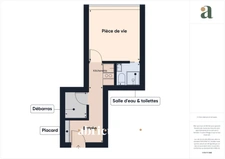 STUDIO LUMINEUX VUE DEGAGEE<span></span>RESIDENCE DE STANDING A POISSY