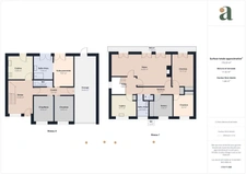 Grande maison familiale de 143 m2 sur 2 niveaux<span></span>5 chambres<span></span>Bouguenais, proche Neustrie