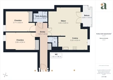Au coeur de Saint Sébastien /Loire, Joli T3 de 75 m2 avec balcon