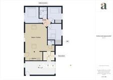 A Bouguenais, maison  4 pièces de plain pied avec jardin et garage