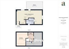 T3 en duplex avec terrasse à Pont ST Martin