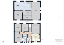 Charmante maison de 94 m2  plus rdc aménageable, avec grand jardin , bourg de St Hilaire de Clisson