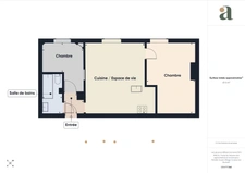 Coup de coeur - 3 pièces de 47 m2 - Bien distribué, Lumineux, à deux pas du Canal de l’Ourcq