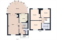 Maison à très fort potentiel de 130 m²<span></span>Quartier très recherché<span></span>Sur 3 niveaux<span></span>Villemomble