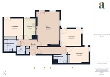 Appartement familial lumineux de 94 m² avec jardin de 89 m² et grande terrasse<span></span>Résidence récente et sécurisée à Drancy