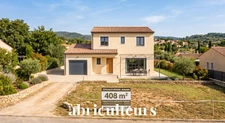 Terrain constructible 408m² viabilisé avec permis de construire déposé de 94m2 à Rognes 13840