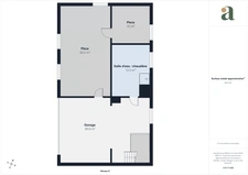 Charmante maison T4 avec possibilité d'aménagement, terrasses et jardin à Eguilles (13510)