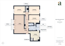 Charmant appartement T4 avec balcon à Aix-en-Provence (13100)