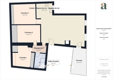 Charmant appartement T4 de 68,45m² avec terrasse à Pertuis (84120)