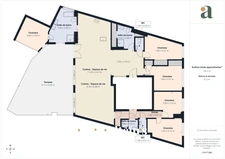 Spacieux appartement de 144 m² avec terrasse de plain-pied 50 m² – Cannes Centre (La Banane)