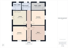 Charmante maison de plain-pied de 80 m² habitables - Jardin de 522 m² - Cannes La Bocca