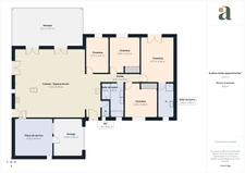 Maison familiale coup de cœur de 150 m² avec piscine sur 1 200 m² de terrain plat arboré - Callian