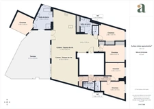 Spacieux appartement de 144 m² avec terrasse de plain-pied 50 m²<span></span>Cannes Centre (La Banane)