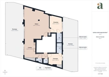 Penthouse d’exception – 3 pièces de 78 m² – Dernier étage avec terrasses – Cannes Banane, face au Vieux Port