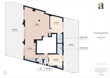 Penthouse d’exception – 3 pièces de 78 m² – Dernier étage avec terrasses – Cannes Banane, face au Vieux Port