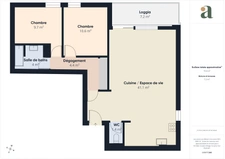 Appartement T3 avec balcon au cœur du centre-ville de Salon-de-Provence