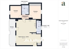 À vendre – Appartement T3 de 71 m² avec loggia et garage