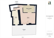 La-Roque-d'Anthéron<span></span>Maison de village de 152 m² avec terrasse