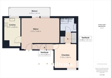 Beau 2 Pièces en Parfait État avec Terrasse et Vue Ciel Dégagée - Rue Dagorno 75012