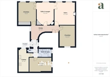 Beau T5 avec 3 chambres de 97m²<span></span>Notre-Dame-des-Champs<span></span>Paris 6