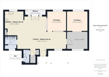 Beau T4 en parfait état avec balcon – Quartier calme, proche métros