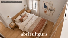 2/3 pièces 37 m² à Nation - Dernier étage vue toits - Refait à neuf - Paris 12