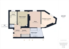 PARIS 17/PLAINE MONCEAU<span></span>3 PIECES<span></span>1 CHAMBRE<span></span>61m2<span></span>- 646 300€