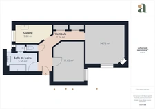 PARIS 17EME<span></span>APPARTEMENT<span></span> 2 PIECES<span></span>1 CHAMBRE <span></span>49M2- 394 000€