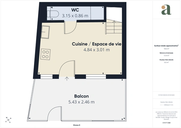 Beau duplex "esprit maison" rénové et confortable au cœur du 18ᵉ arrondissement
