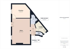 Magnifique 2 pièces 1 chambre Quartier Val de Grace