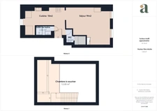 Splendide duplex lumineux de 43m² au cœur du quartier prisé de la Roquette - Paris 11ème