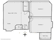 VINCENNES / QUARTIER CENTRE NORD - APPARTEMENT - 3 PIECES - 2 CHAMBRES - 54M2 - 499.000€