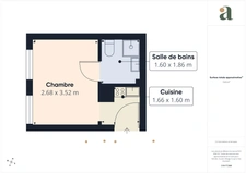 INVESTISSEMENT ENFANTS-ROUGES – STUDIO 17 m² + PARKING – RARE