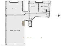 PARIS 18 EME / CLIGNANCOURT - APPARTEMENT - 2 PIECES - 1 CHAMBRE - 50 m2 - 615.000€