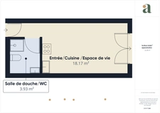Nantes<span></span>Hypercentre<span></span>Appartement<span></span>1 Pièce<span></span>435€ CC<span></span>Rue Beauregard
