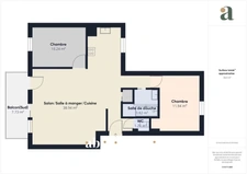 Bel appartement de 66,25m2<span></span>Sans travaux<span></span>Balcon au sud<span></span>Parking<span></span>Quartier République<span></span>Rue Saint-Hermeland