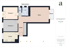 Beau T3 baigné de lumière - Parfait état, balcon, parking et cave - 11 rue Jacquelin à Nantes 44300