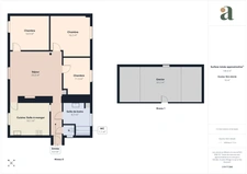 Bel appartement de 94m2 — Traversant et lumineux - DPE C - 3 Chambres spacieuses  - Cave et Grenier - Nantes - Proche rue de la bastille
