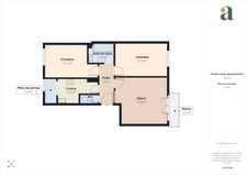 Appartement lumineux<span></span>Calme <span></span>DPE C<span></span>2 chambres<span></span>Un balcon<span></span>Une cave<span></span>Proximité Chézine et Parc de procé<span></span>Avenue Richelieu