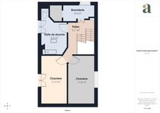 Charmante maison familiale - 178m2 - 6 chambres - Vaste séjour - Jardin et terrasse - Garage - Au cœur de Zola