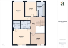 Maison aux beaux volumes - Avenue Privée - Jardin - Garage double et places de parking en vente à Nantes (44000)