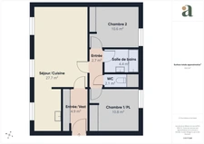Appartement T3 - Traversant Est/Ouest - Résidence de standing à Survilliers